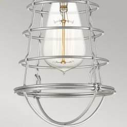 Deckenleuchten|Flurlampen*Elstead Deckenleuchte Metall Ø 14,5 cm klein Nickel gebürstet