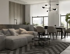 Maytoni Deckenleuchte Metall 125 cm breit Schwarz G9 Modern< Deckenleuchten|Badezimmer Lampe