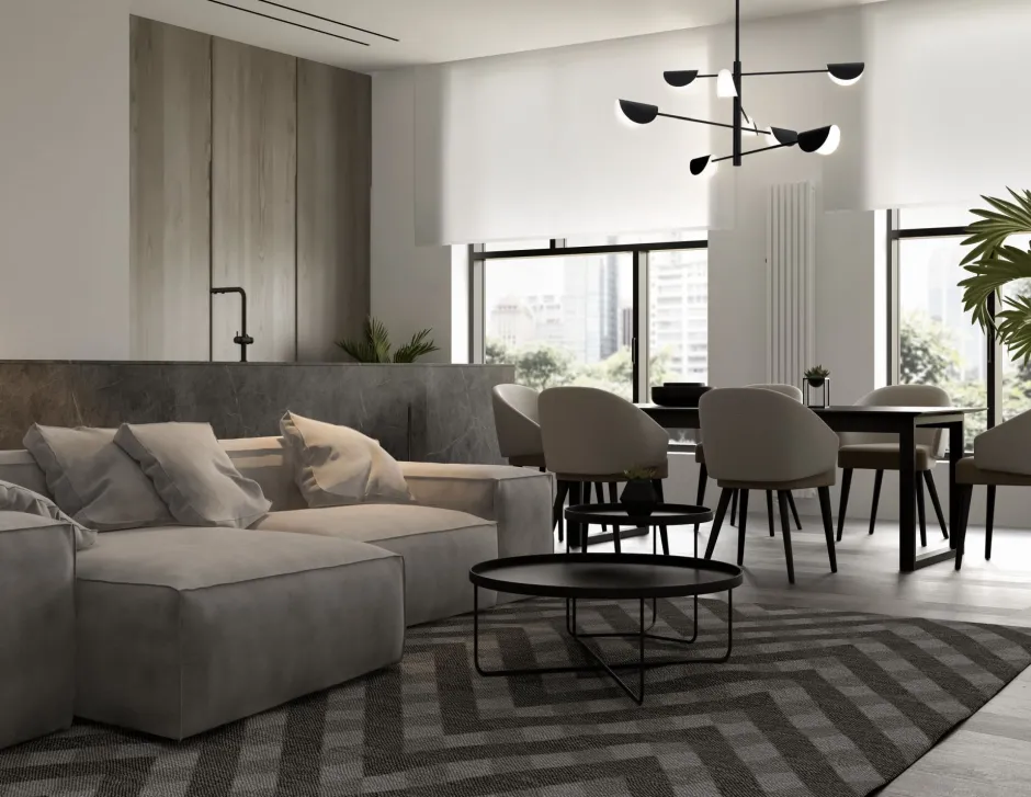 Maytoni Deckenleuchte Metall 125 cm breit Schwarz G9 Modern< Deckenleuchten|Badezimmer Lampe