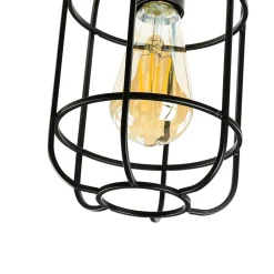 Wohnzimmerlampen|Holzlampen*Easylight Deckenleuchte Metall Holz E27 Ø 15 cm klein