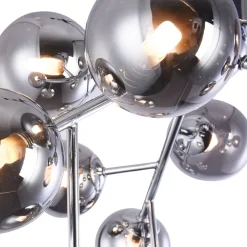 Maytoni Deckenleuchte Metall Rauchglas G9 B: 60 cm Kugelschirm< Deckenleuchten|Badezimmer Lampe