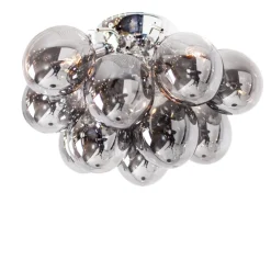 By Rydéns Deckenleuchte Metall Rauchglas B: 30 cm 3-flammig G9< Deckenleuchten|Flurlampen