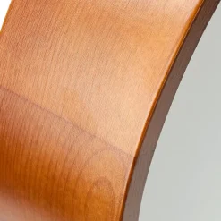 Lamkur Deckenleuchte mit Holz Zimmerlampe Wohnzimmer rund< Holzlampen|Moderne Lampen