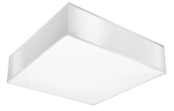 Deckenleuchten|Flurlampen*Sollux Deckenleuchte Modern 55 cm breit Weiß quadratisch