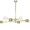 Jupiter Deckenleuchte Modern in Gold G9 GU10 100 cm elegant< Deckenleuchten|Bürolampen