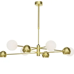 Jupiter Deckenleuchte Modern in Gold G9 GU10 100 cm elegant< Deckenleuchten|Bürolampen