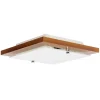 Lamkur Deckenleuchte Modern Wohnzimmer Holz quadratisch< Holzlampen|Moderne Lampen