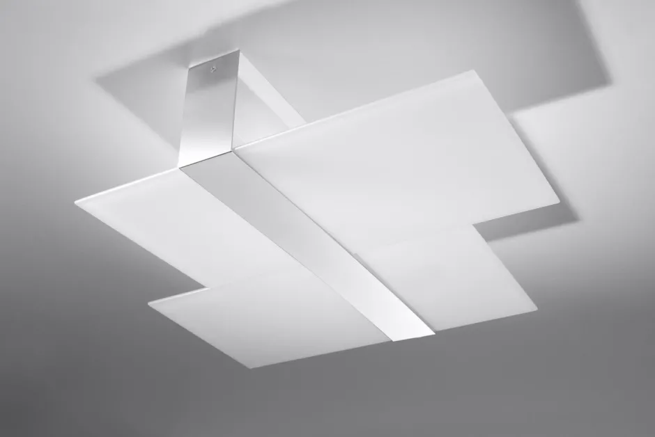 Sollux Deckenleuchte NADIA in Chrom 2-flmg< Deckenleuchten|Flurlampen