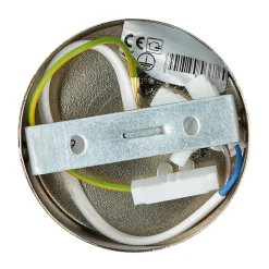 TK Lighting Deckenleuchte Rauchglas Ø 12 cm rund in Bernstein Gold G9< Glaslampen|Metall Lampen