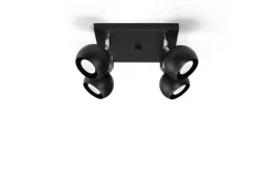 Deckenleuchten|Flurlampen*Sollux Deckenleuchte Retro Schwarz GU10 FAVONIA Wohnzimmer