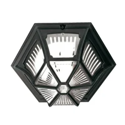 Rustikale Außenleuchten|Lampen Aus Aller Welt*Elstead Deckenleuchte RORY Schwarz Aluminium IP44 außen