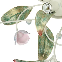 Luminex Deckenleuchte ROSE Ø64cm 5-flmg< Florale Lampen|Wohnzimmerlampen