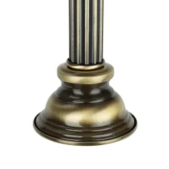 Glaslampen|Jugendstil Lampen*Jupiter Deckenleuchte rund Ø40cm Messing antik Weiß Lampe