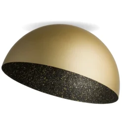 Sigma Deckenleuchte Schwarz Gold Loft rund Ø70 cm E27 elegant< Deckenleuchten|Schlafzimmer Lampen