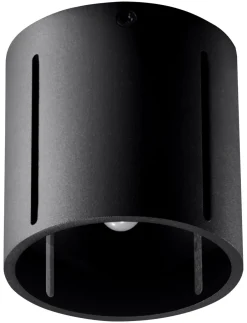 Sollux Deckenleuchte Schwarz klein Ø 10 cm Metall G9 Spot< Spots|Küchenlampen