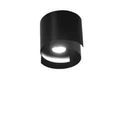 Emibig Deckenleuchte Schwarz Metall rund Modern GU10< Deckenleuchten|Flurlampen