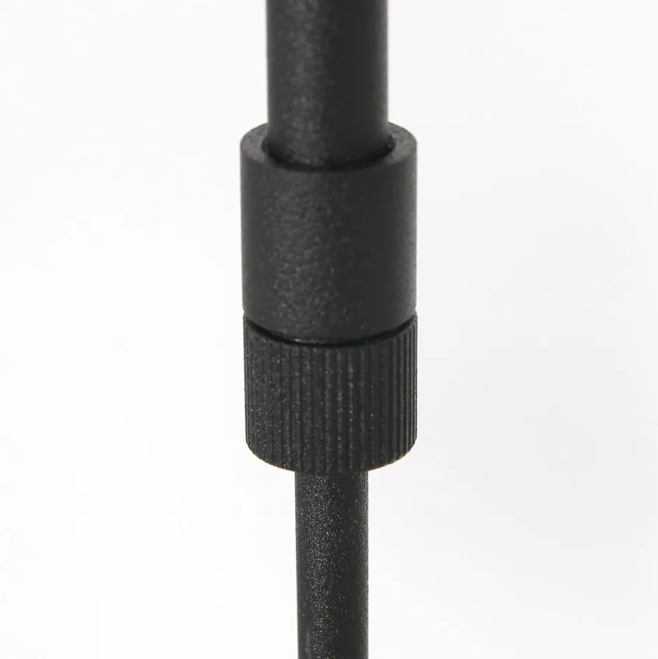 Steinhauer Deckenleuchte Schwarz Opalweiß 120 cm inkl. G9 blendarm< Deckenleuchten|Badezimmer Lampe