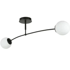 Easylight Deckenleuchte Schwarz Weiß Kugel Schirm Deckenlampe< Deckenleuchten|Flurlampen