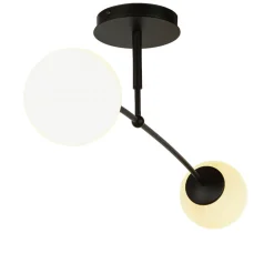 Easylight Deckenleuchte Schwarz Weiß Kugel Schirm Deckenlampe< Deckenleuchten|Flurlampen