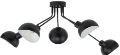 Designerlampen|Moderne Lampen*Sigma Deckenleuchte Schwarz Weiß stilvoll E27 120 cm lang