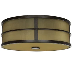 Glaslampen|Designerlampen*Elstead Deckenleuchte SHOJI Creme Ø34cm Vintage Lampe Loft