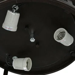 Glaslampen|Designerlampen*Elstead Deckenleuchte SHOJI Creme Ø34cm Vintage Lampe Loft