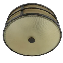 Glaslampen|Designerlampen*Elstead Deckenleuchte SHOJI Creme Ø34cm Wohnzimmer Lampe