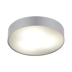 Nowodvorski Deckenleuchte Silber Ø 40,5 cm rund blendarm für 3x E14< Deckenleuchten|Flurlampen