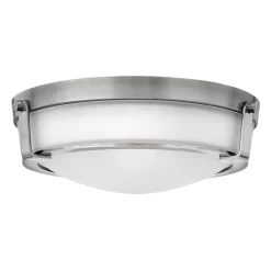 Elstead Deckenleuchte SOMBRA Nickel Ø41cm Design Lampe< Deckenleuchten|Flurlampen