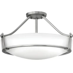 Deckenleuchten|Flurlampen*Elstead Deckenleuchte SOMBRA Nickel Ø33cm Wohnzimmer Lampe