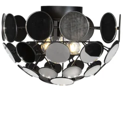 By Rydéns Deckenleuchte Spiegelglas Metall Ø 50 cm E27 3-flammig< Deckenleuchten|Bürolampen