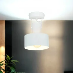 Sigma Deckenleuchte Spot Weiß verstellbarer Schirm< Wandleuchten|Flurlampen