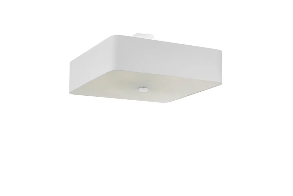 Sollux Deckenleuchte Stoff Glas Weiß quadratisch blendarm< Deckenleuchten|Flurlampen