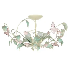 Florale Lampen|Wohnzimmerlampen*Luminex Deckenleuchte SUMMER Ø64cm 5-flmg