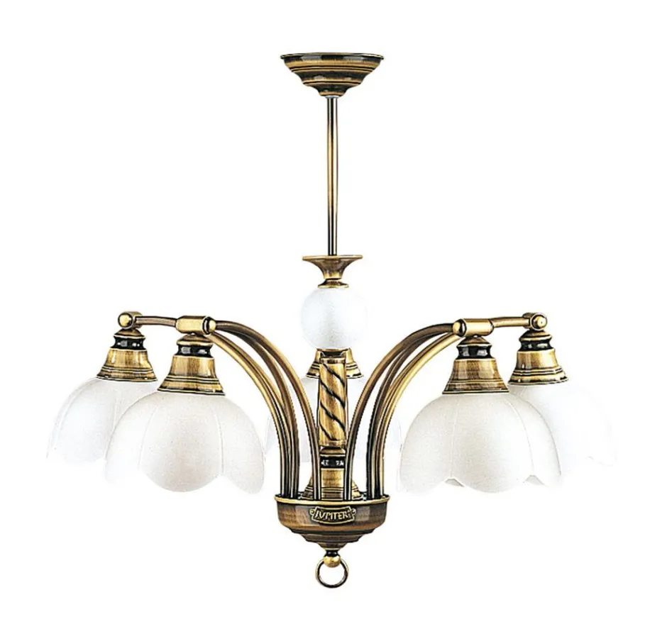 Jupiter Deckenleuchte TOBSYN in Messing Esstisch Lampe< Deckenleuchten|Esszimmer Lampen