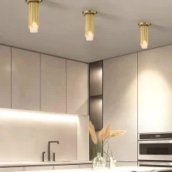 Deckenleuchten|Wohnzimmerlampen*Elstead Deckenleuchte verstellbar Metall Glas Modern H: max. 126,1 cm