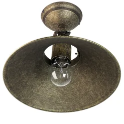 Metall Lampen|Vintage Lampen*Giovanni Battista Deckenleuchte Vintage aus Messing in Bronze Antik