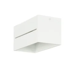 Deckenleuchten|Flurlampen*Sollux Deckenleuchte Weiß Aluminium L:20cm eckig Modern 2x G9