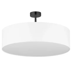 Deckenleuchten|Bürolampen*TK Lighting Deckenleuchte Weiß Chrom Ø60cm Wohnzimmer Lampe