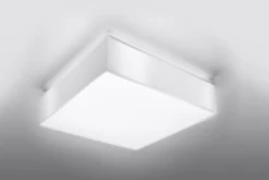 Sollux Deckenleuchte Weiß 2-flmg quadratisch< Deckenleuchten|Flurlampen