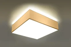 Sollux Deckenleuchte Weiß 2-flmg quadratisch< Deckenleuchten|Flurlampen