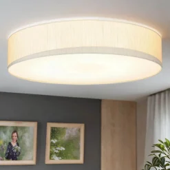 Stofflampen|Moderne Lampen*Nowodvorski Deckenleuchte Weiß 7-flmg SELINA Wohnzimmer Lampe