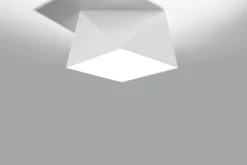 Sollux Deckenleuchte Weiß geometrisch Modern wohnlich LYNNDIE< Wohnzimmerlampen|Moderne Lampen