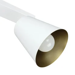 Easylight Deckenleuchte Weiß Gold flexibel 2-flammig E27< Deckenleuchten|Küchenlampen