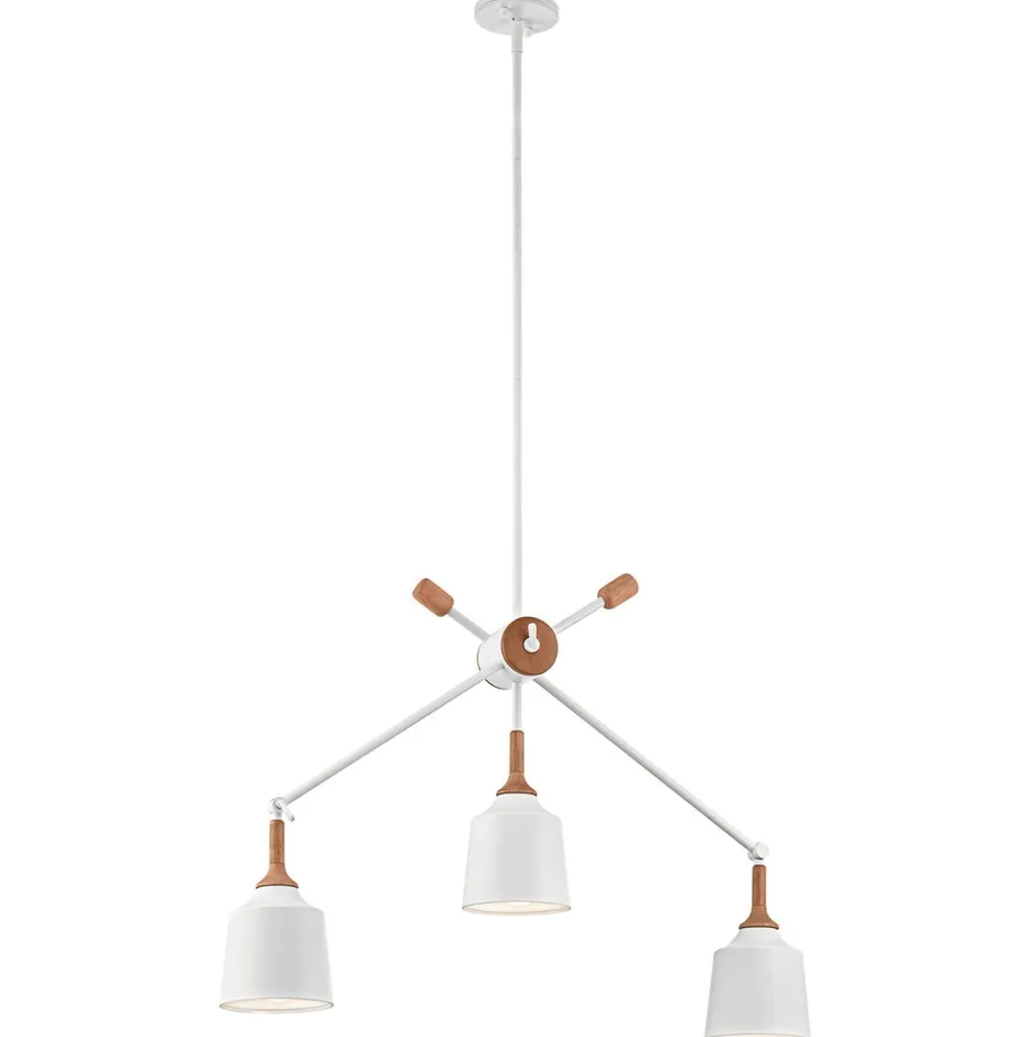 Elstead Deckenleuchte Weiß Metall verstellbar Retro Design< Deckenleuchten|Retro Lampen