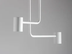 Deckenleuchten|Moderne Lampen*Sigma Deckenleuchte Weiß Metall GU10 3-flammig akzentuiert