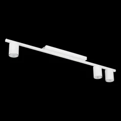 TK Lighting Deckenleuchte Weiß Modern lang 80 cm flach 3-flammig< Deckenleuchten|Flurlampen