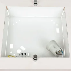 Lamkur Deckenleuchte Weiß Wohnzimmer Modern quadratisch< Holzlampen|Moderne Lampen