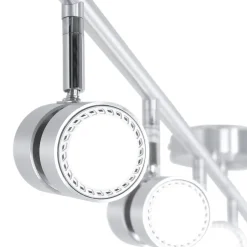 Wohnzimmerlampen|Metall Lampen*Steinhauer Deckenspot beweglich Metall 134 cm inkl. GU10 6-flmg