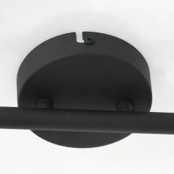 Wohnzimmerlampen|Metall Lampen*Steinhauer Deckenspot beweglich Schwarz 134 cm inkl. GU10 6-flmg